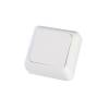 Simple switch white mini wall mount ATHENS IP20 series 6.5x3cm